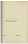 Moe Howard's 23pp. Script Dated December 1951 for The Three Stooges Film ''Up in Daisy's Penthouse'' -- Near Fine Condition